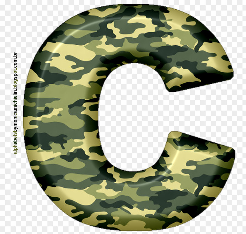 Military Camouflage Letter Alphabet PNG