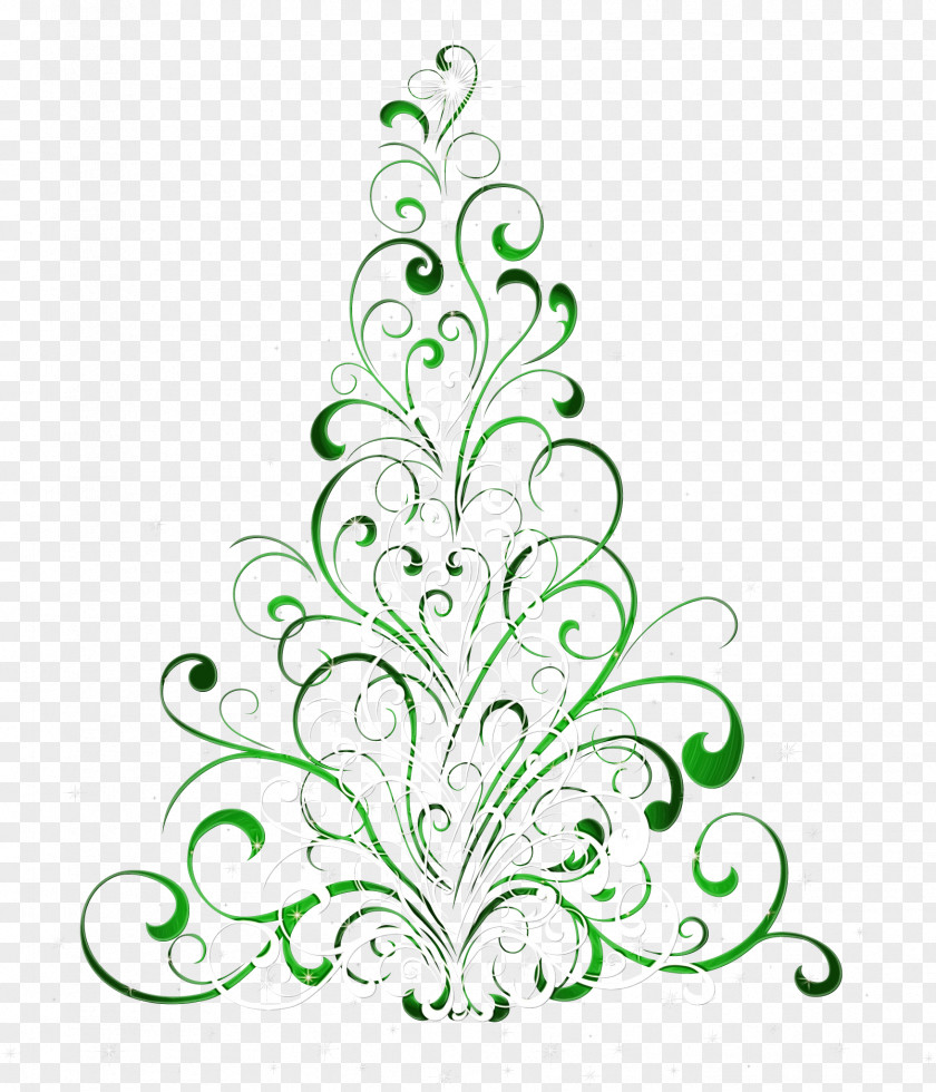 Tree Plant Leaf Green Line Art Ornament PNG