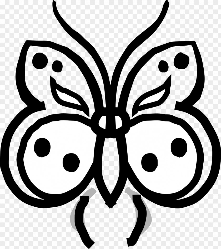 Butterfly Lotus Line Drawing Material Download Art Clip PNG