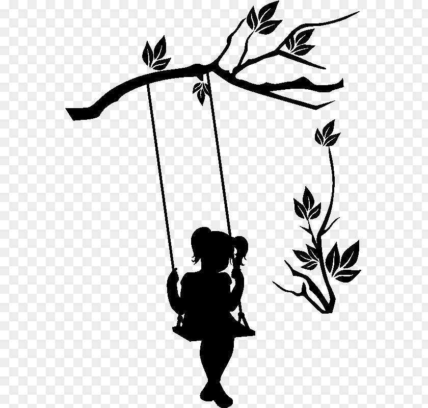 Child Swing Wall Decal Sticker PNG