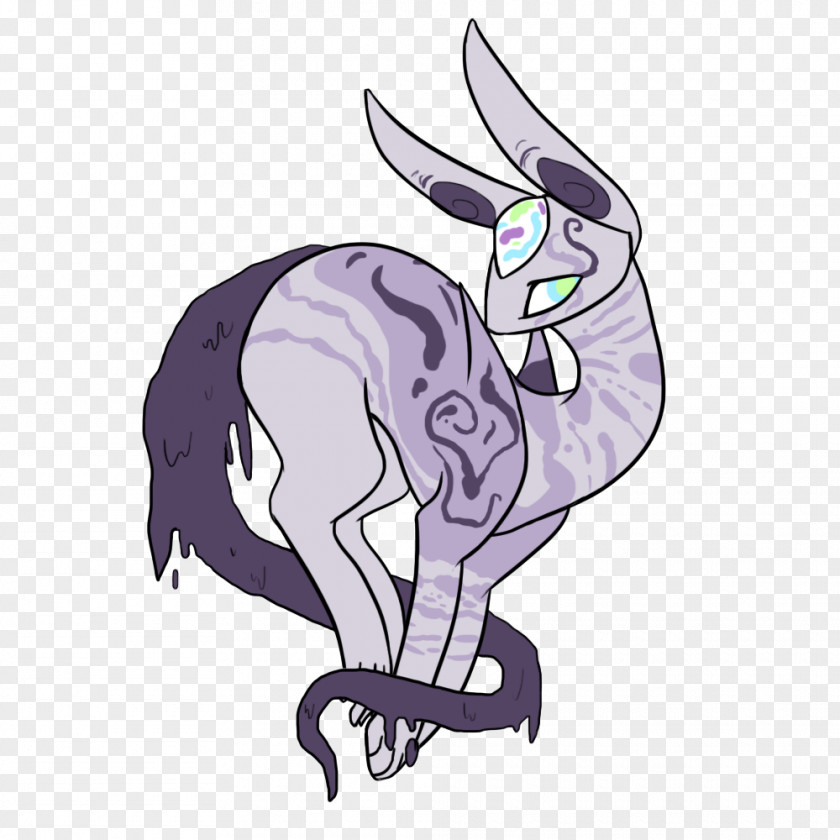 Forest Spirit Demon Hare Clip Art Illustration Horse Mammal PNG