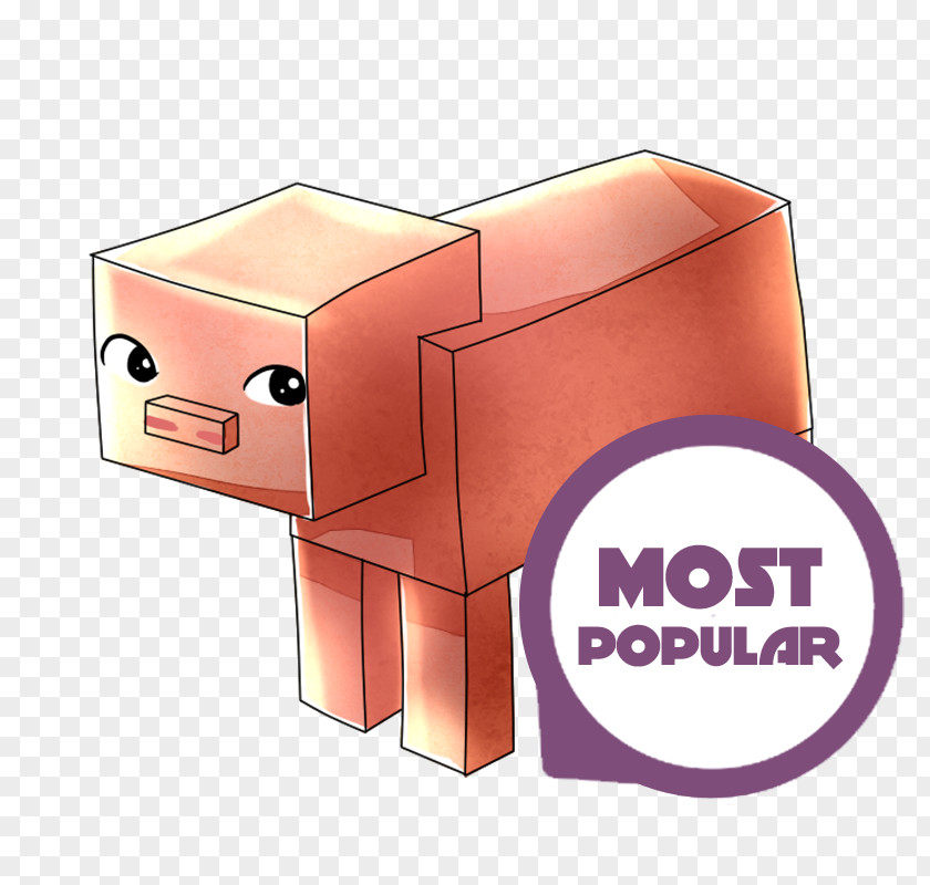 Minecraft Pig Enderman Product Design Cartoon PNG