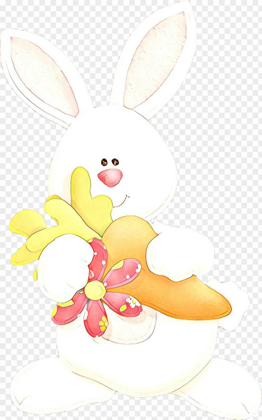 Rabbits And Hares Cartoon Easter Bunny Background PNG