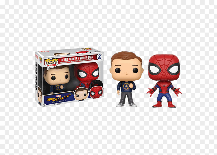 Spider-man Spider-Man Iron Man Captain America Funko Action & Toy Figures PNG