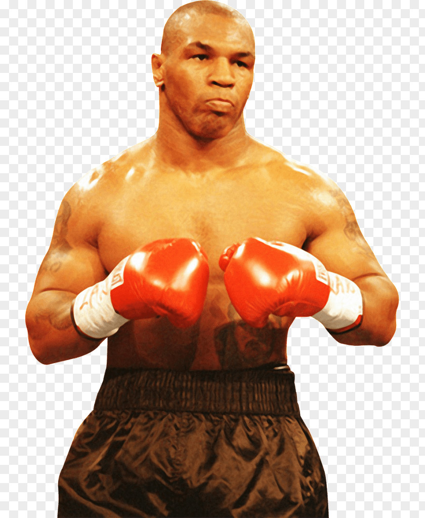 Sporting Personal Mike Tyson Professional Boxing Glove PNG