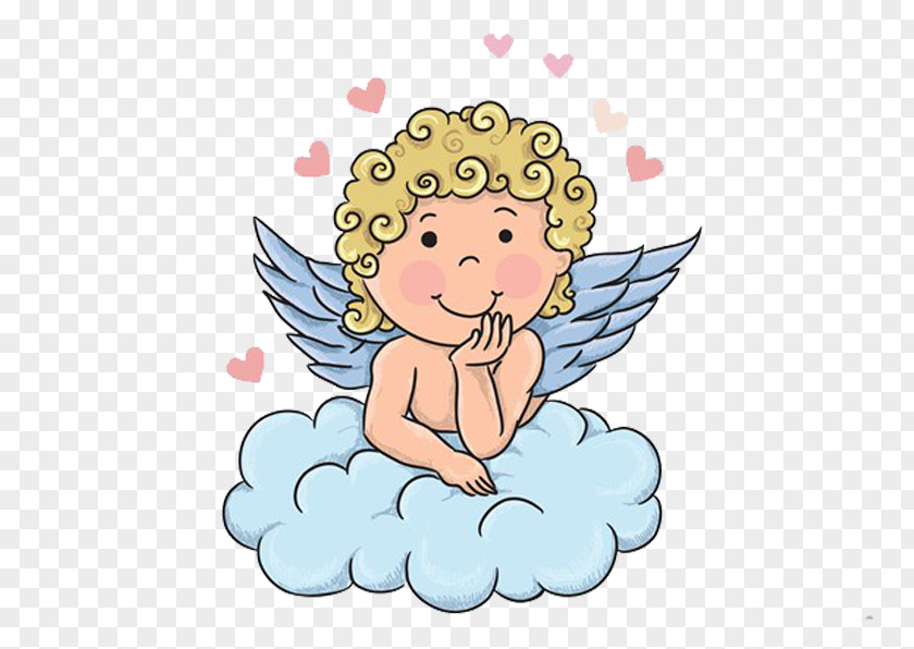 Cartoon Cupid Illustration PNG