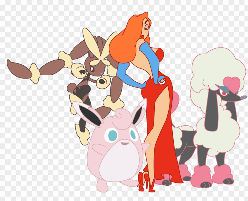 Jessica Rabbit Character Canidae Pokémon Dog PNG