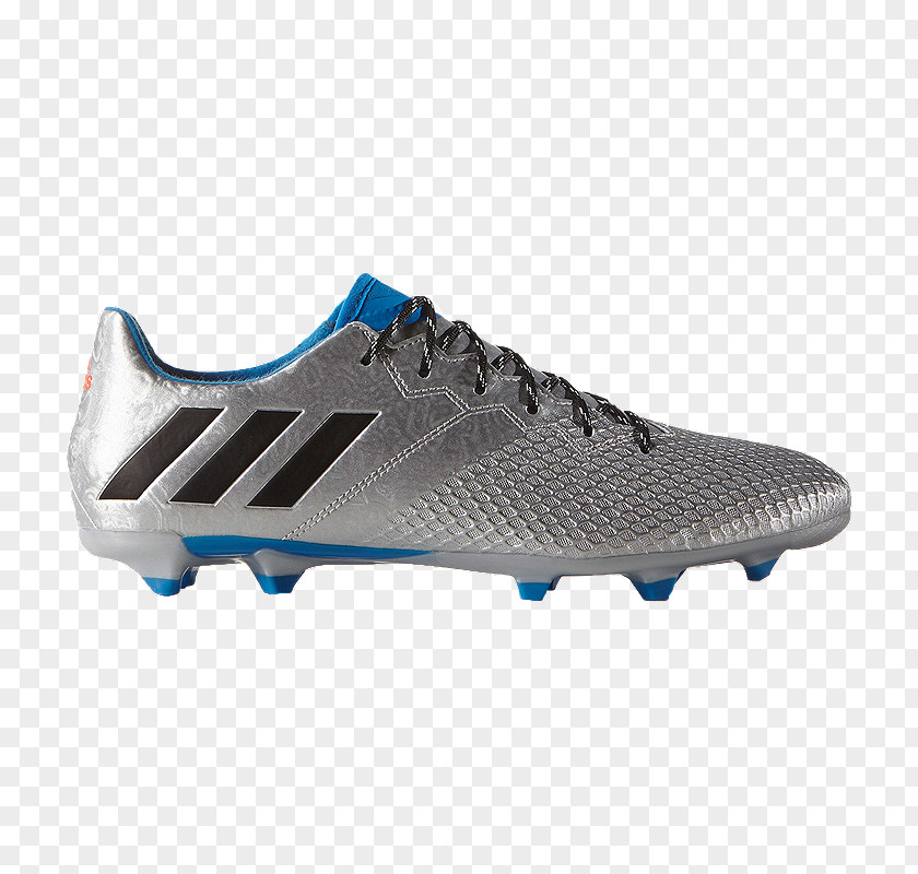 Messi Black Blue Football Boot Adidas 16.3 Fg Cleat Shoe PNG