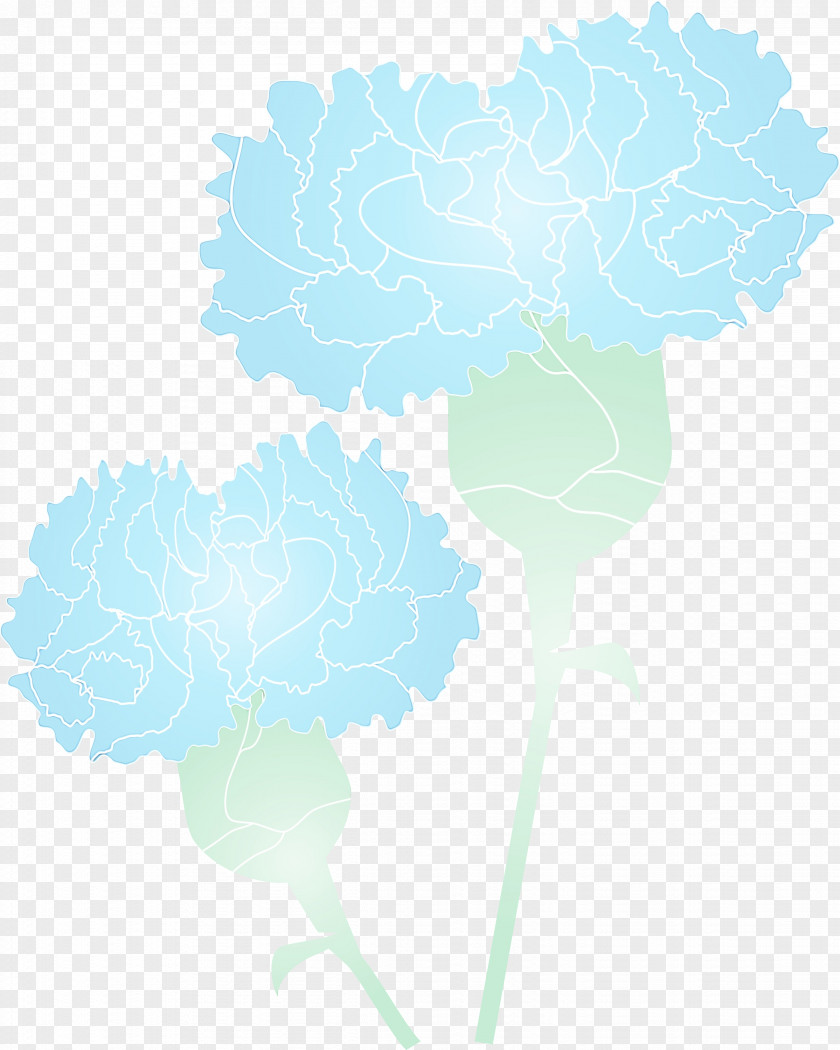 Turquoise Leaf Cloud Aqua Plant PNG