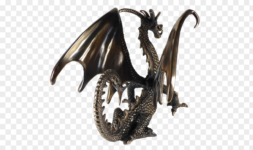 Dragon Bronze Figurine PNG
