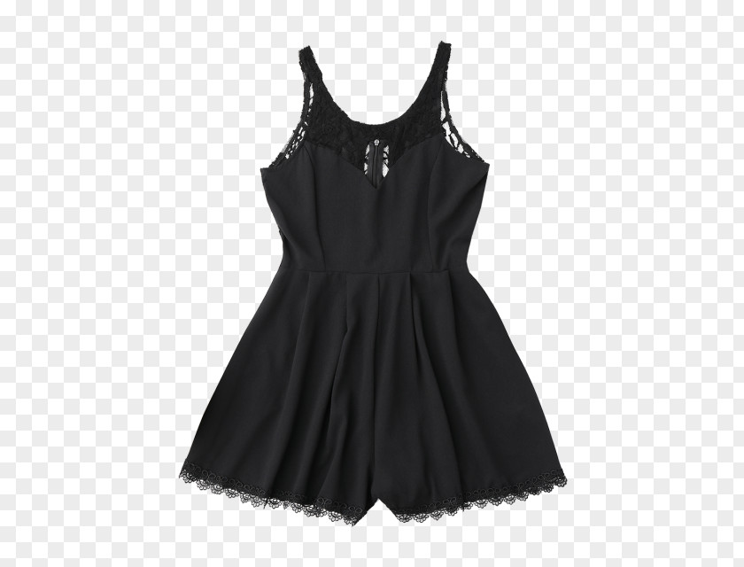Dress Little Black Sleeve Neck M PNG