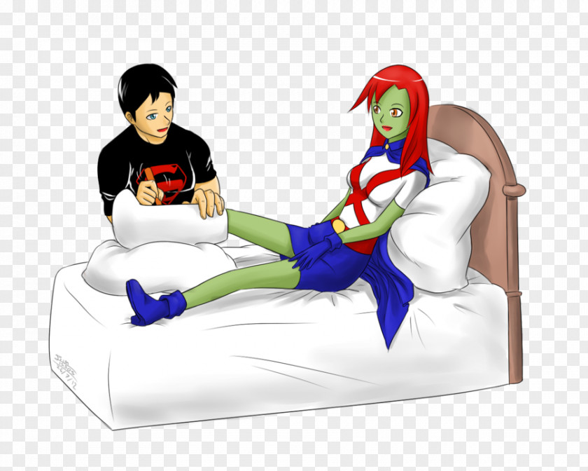 Miss Martian Character Cartoon Furniture Recreation PNG