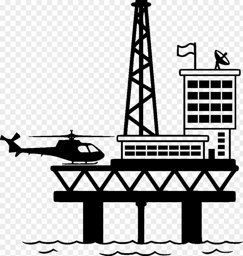 Oil Platform Drilling Rig Petroleum Clip Art PNG