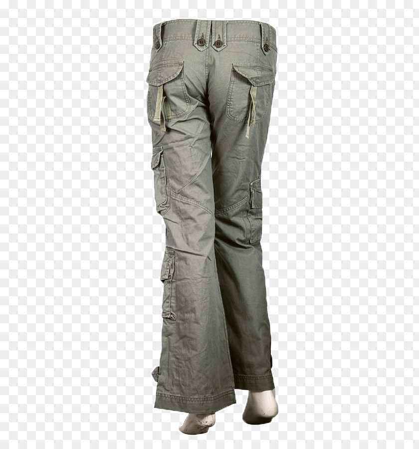 Olive Pants For Women Cargo Jeans Low-rise Molecule PNG