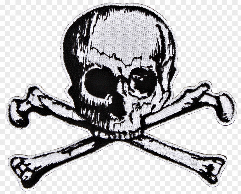 Skull And Bones Crossbones Long Bone PNG