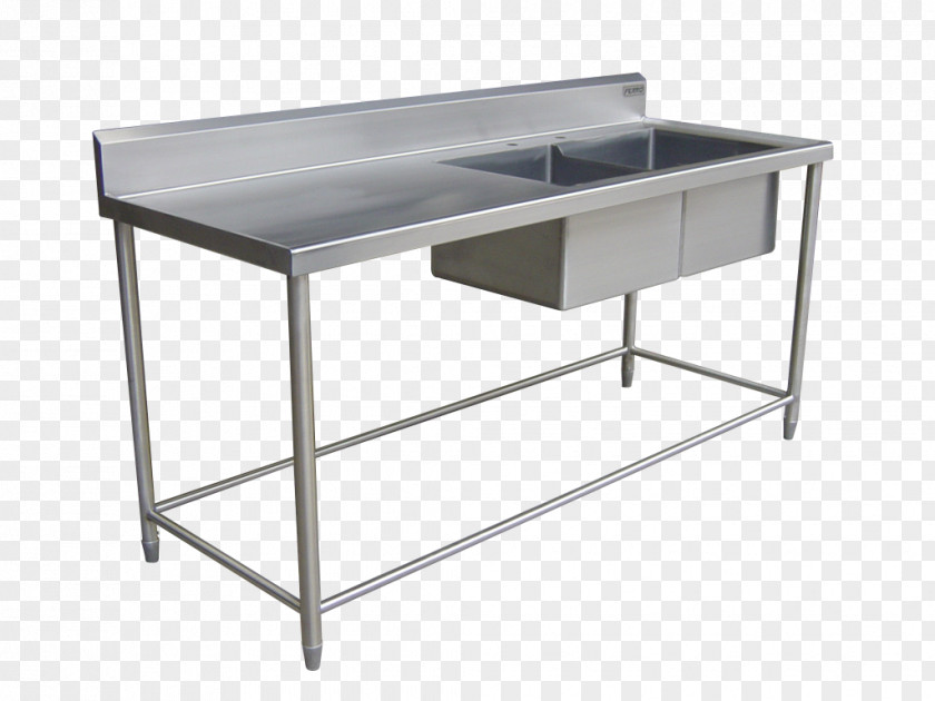 Table Kitchen Sink Stainless Steel PNG