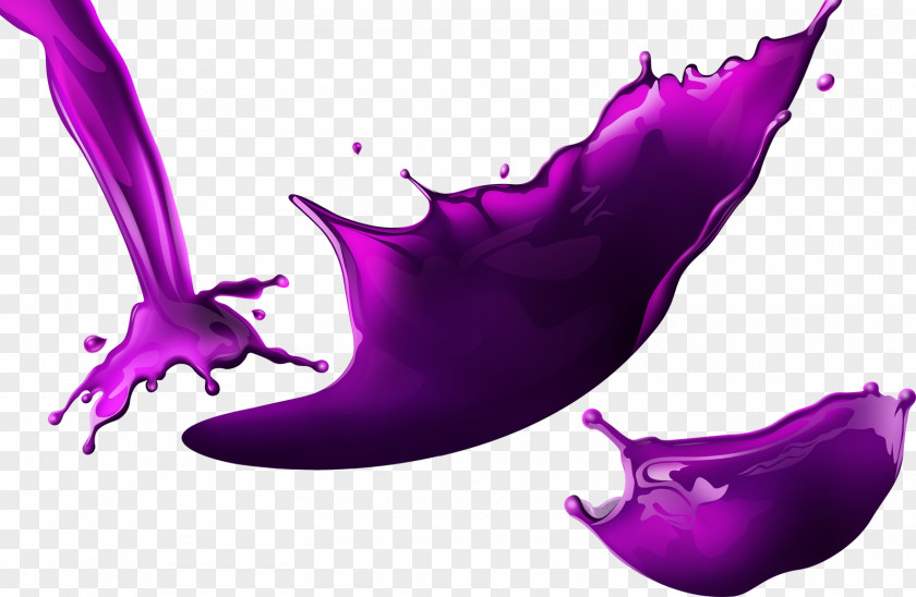 Color Splash Chocolate Liquid Ink PNG