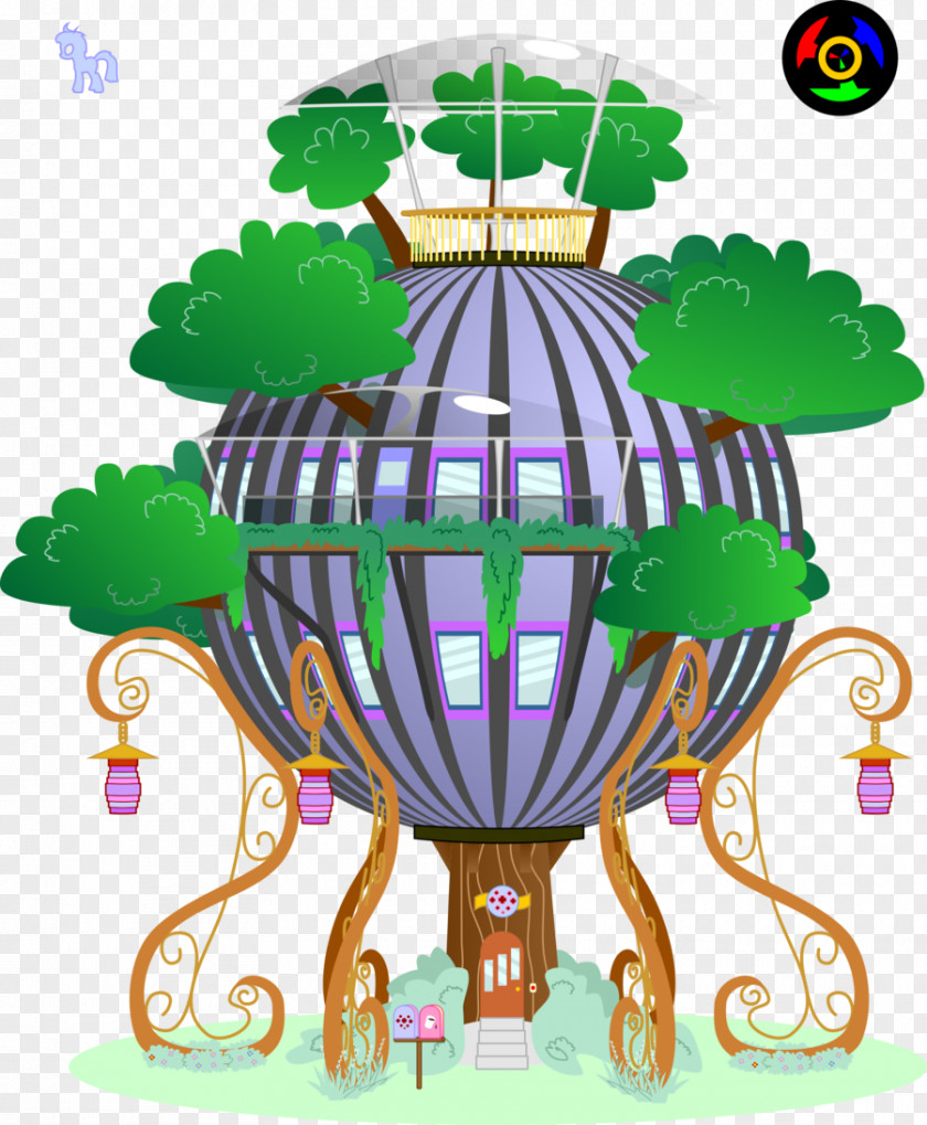 Dome House Clip Art Illustration Tree Purple Flower PNG