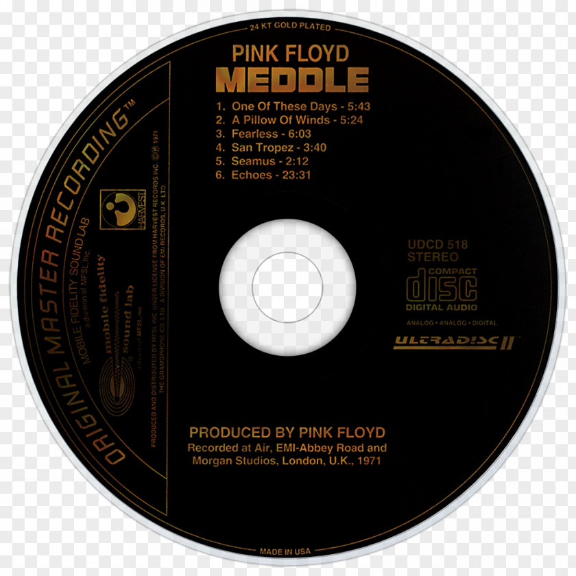 Compact Disc Meddle Music Pink Floyd Television PNG disc Television, Pinkfloyd clipart PNG
