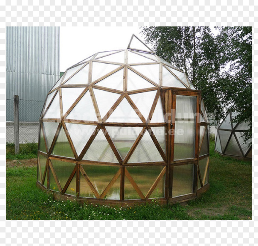 Greenhouse Dome Roof Wood PNG