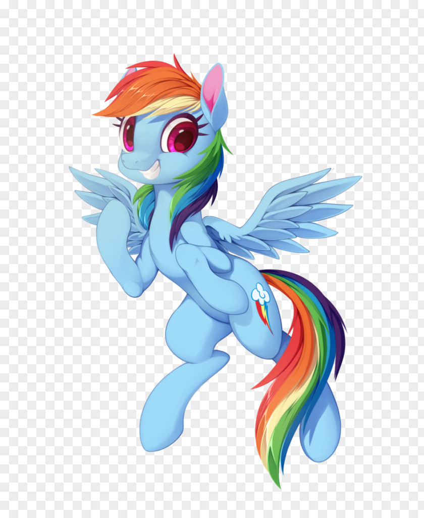 Horse Pony Rainbow Dash Character PNG