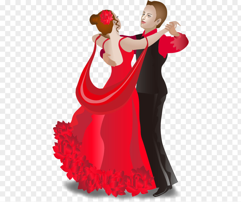 Men And Women Dancing Vector Material, Dance Adobe Illustrator Illustration PNG