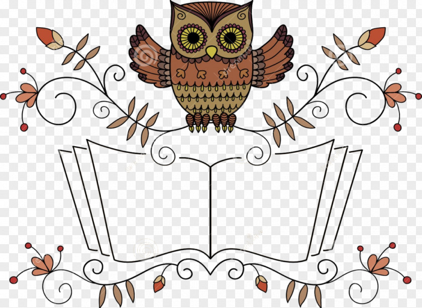 Owl Pedagogy Text Clip Art PNG