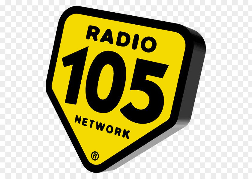Radio 105 Network Logo Broadcasting Television Station PNG