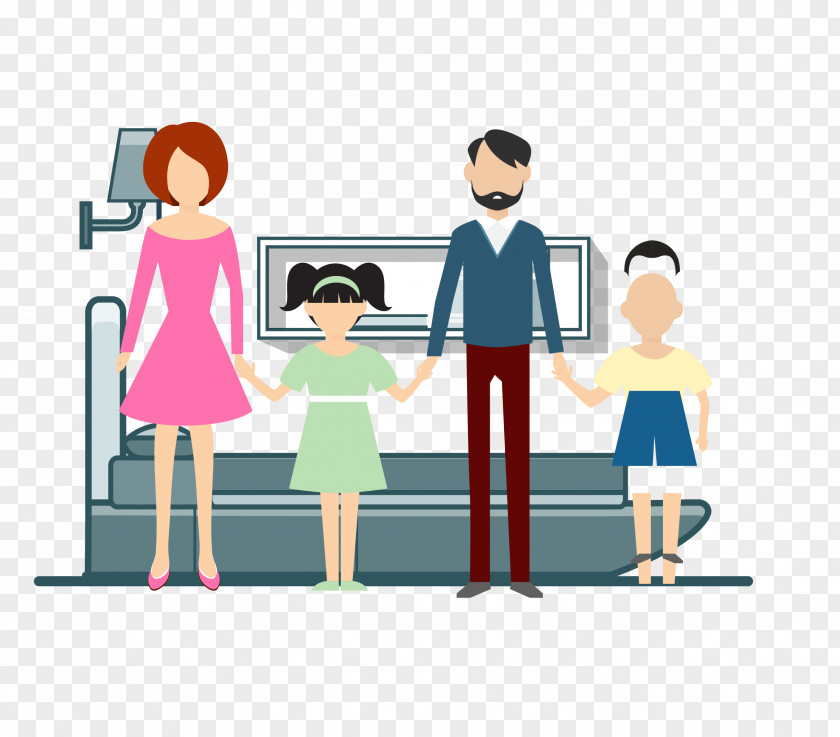 Vector Cartoon Pattern Simple Graphic Family Life Euclidean PNG