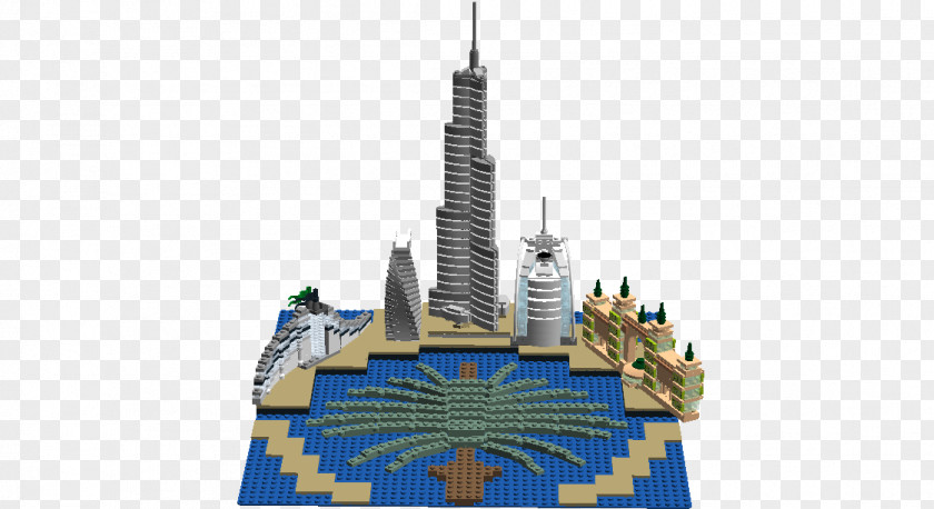 Burj Khalifa Al Arab Lego House Architecture PNG