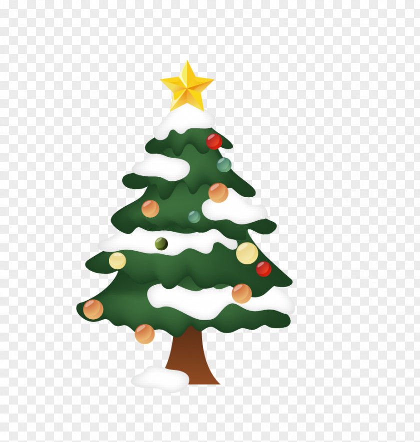 Christmas Tree Vector Clip Art PNG