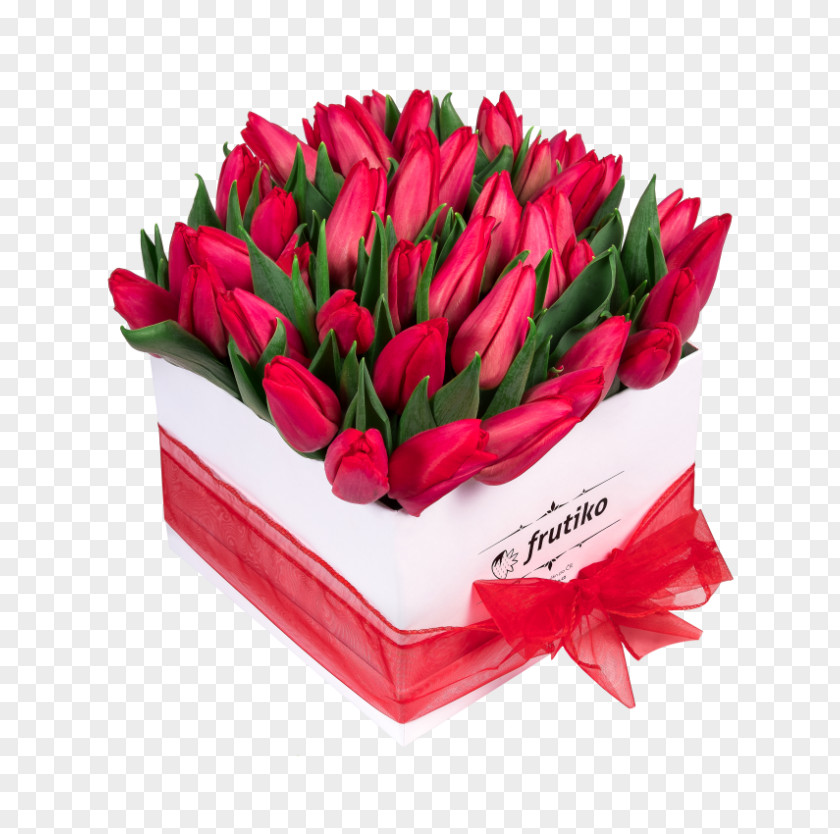 Flower Box Bouquet Tulip Cut Flowers Floristry PNG