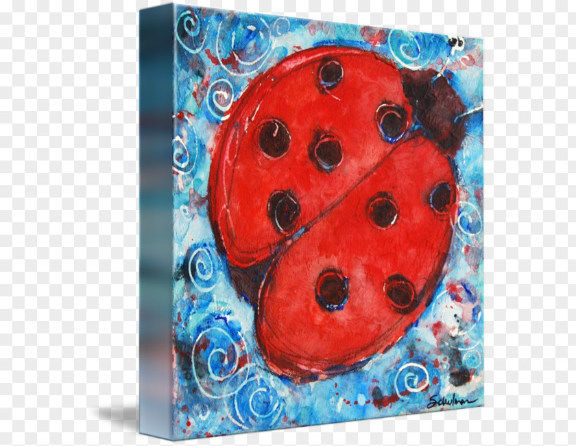 Painting Ladybird Beetle Wall Poster Imagekind PNG