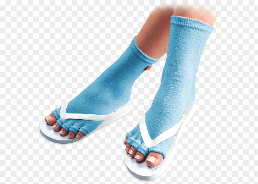 Pedicure Toe Socks Shoe Flip-flops PNG