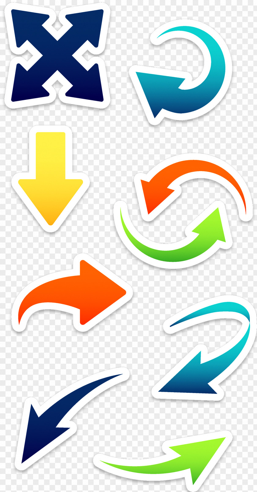 Dynamic Arrow Symbol PNG