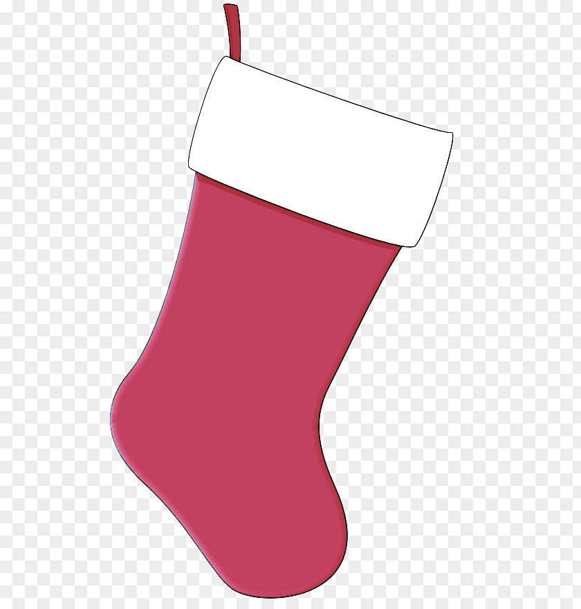 Interior Design Magenta Christmas Stocking PNG