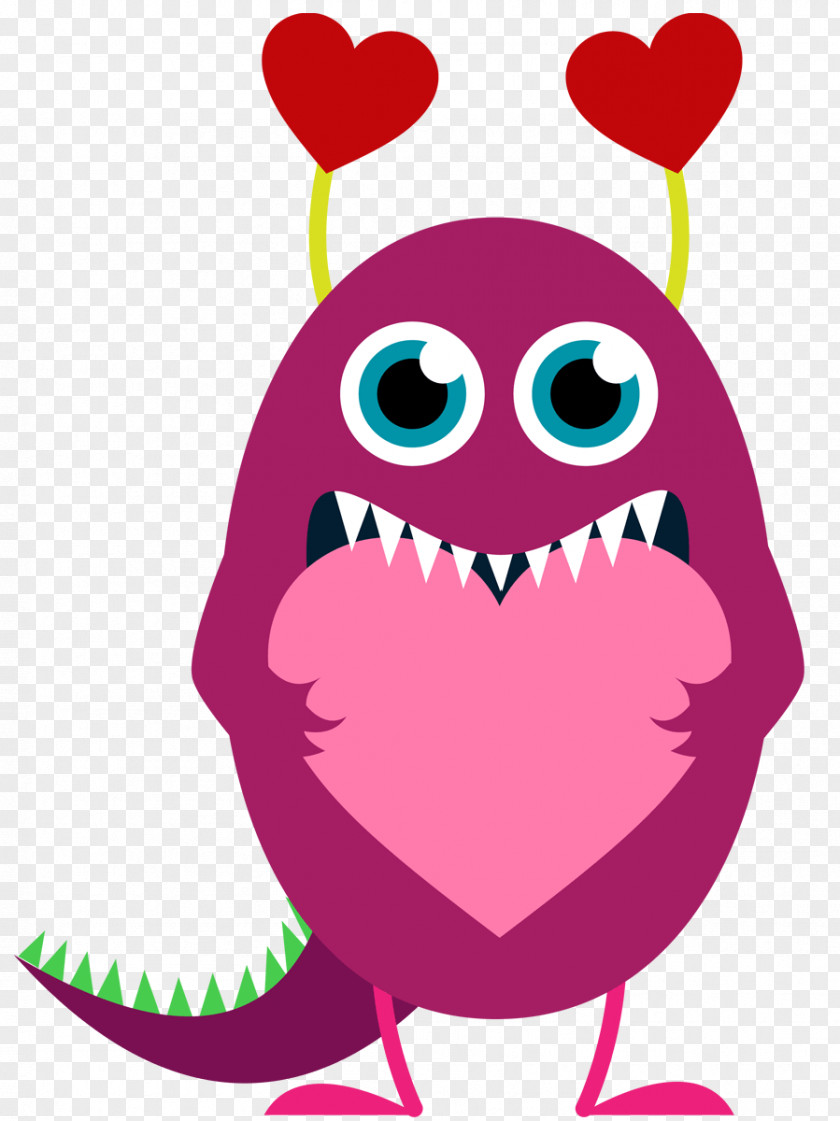 Monster Valentine's Day Desktop Wallpaper Blog Clip Art PNG