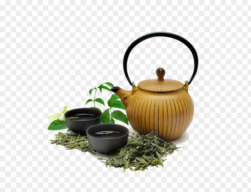 Teapot,tea Green Tea Ice Cream Matcha Longjing PNG