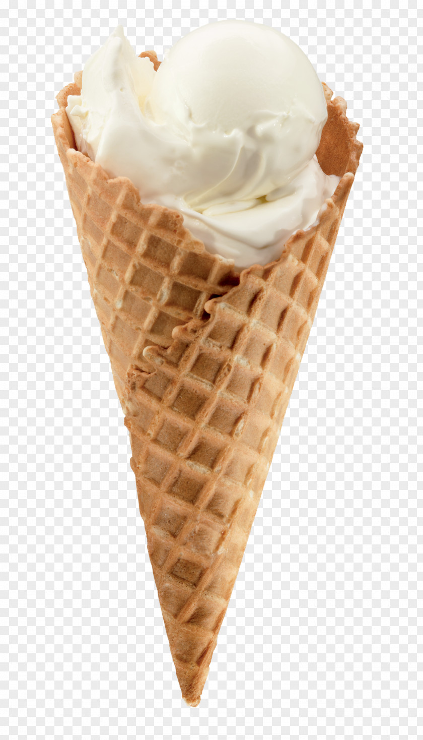 Vanilla Ice Cream Cones Frozen Custard PNG