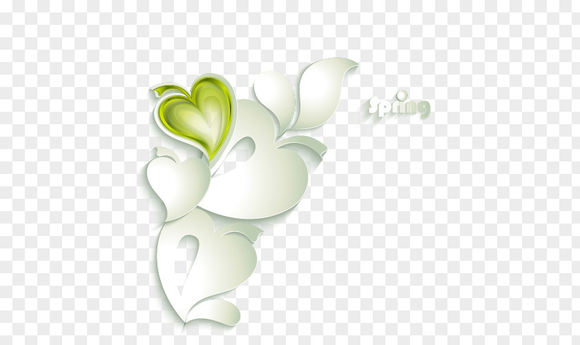 3d Heart-shaped Three-dimensional Space Wallpaper PNG