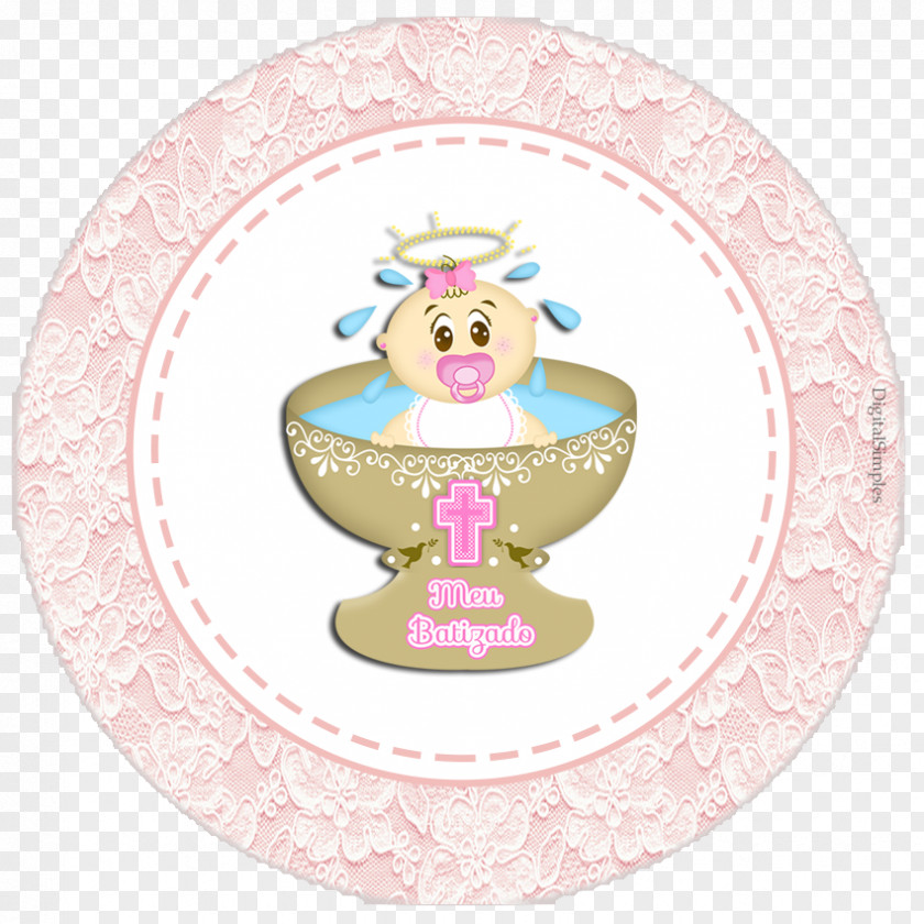 Baptism Paper Label PNG