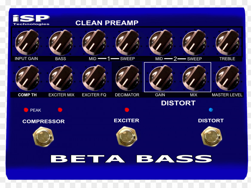 Bass Guitar Preamplifier Effects Processors & Pedals Distortion PNG