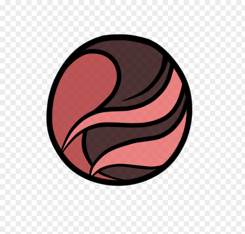 Clan 14 Maroon Eye Logo Clip Art PNG