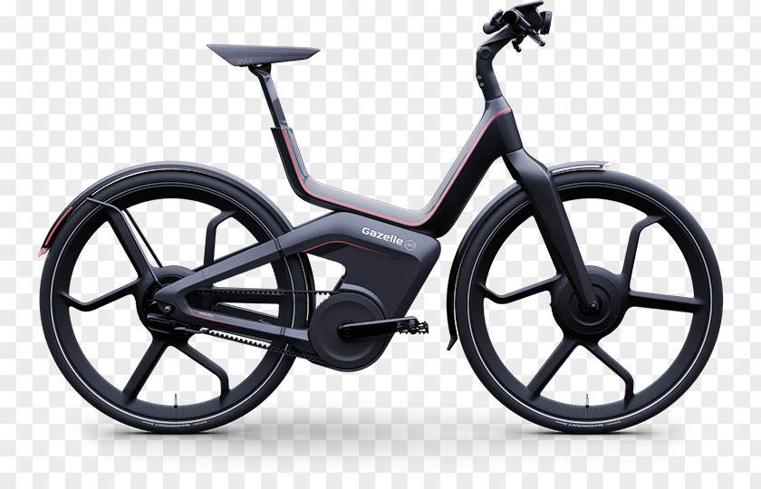 Gazelle Electric Bicycle Italdesign Giugiaro Folding PNG