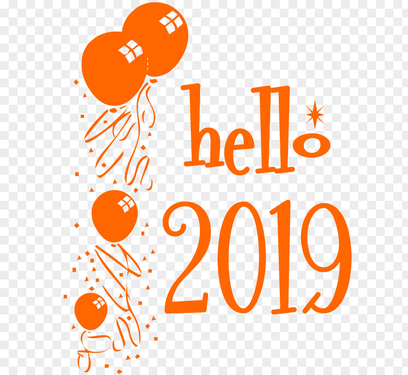 Happy New Year.Others Hello 2019 PNG