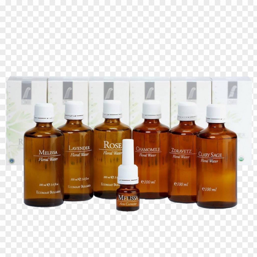 Oil Herbal Distillate Damask Rose Toner Skin Care PNG