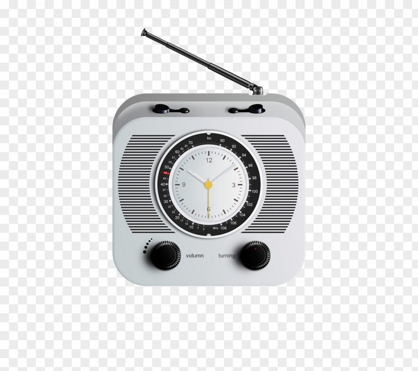 Radio Illustration Icon Design PNG