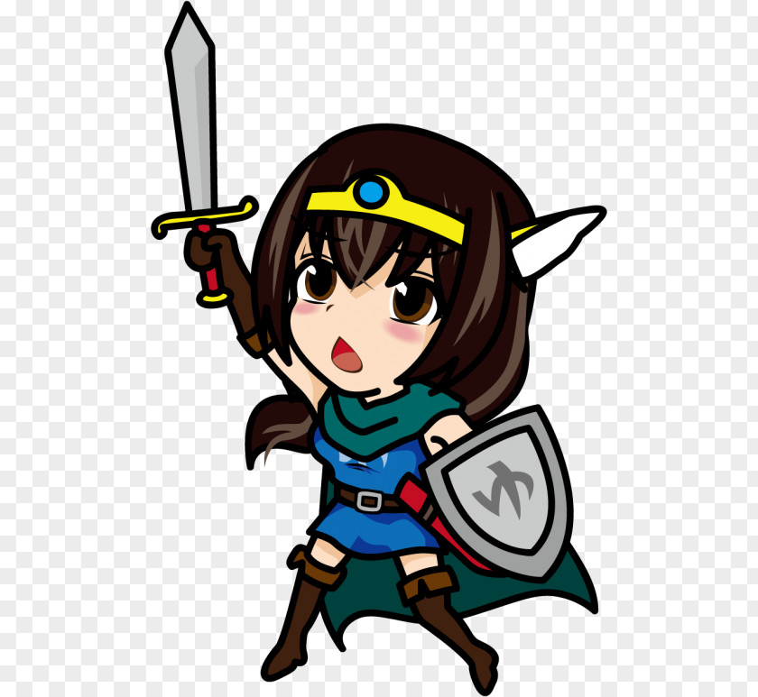 Sword Illustration 勇者 Character Woman PNG