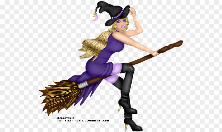 Blond Witchcraft Black Hair PNG