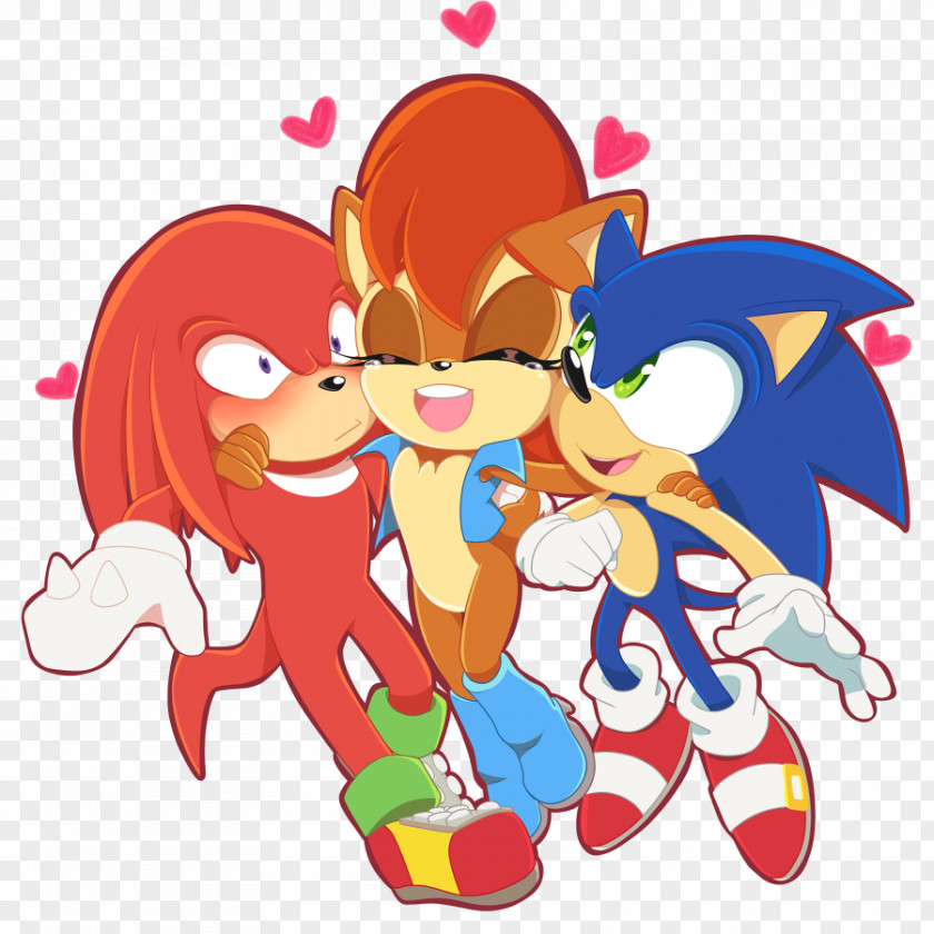 Peach，blossom Knuckles The Echidna Sonic & Rouge Bat Princess Sally Acorn Image PNG